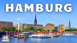 Hamburg, Germany Walking Tour | Summer Walk in Stunning 4K HDR