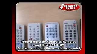 CONTROL REMOTO CON LOCALIZADOR Y LINTERNA REMOTOS BAHIA