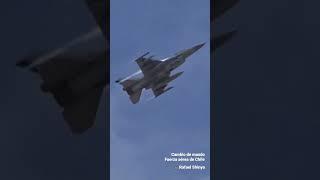 Desprendimiento F-16 Cambio de mando FACH. 05.11.2022