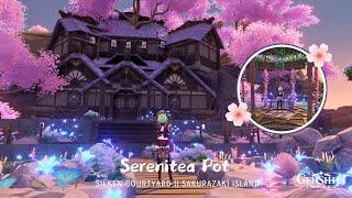 Sakurazaki Island  ( W/ ID ) || Serenitea pot #genshinimpact