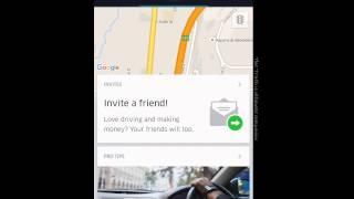 Uber app for Android