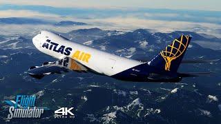 Atlas Air 747-8 | Full Flight Anchorage, Alaska  Seoul, South Korea | ULTRA 4K | A MSFS Experience