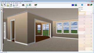 Architect 3D© - Tutorial: How to apply color, material and trim to your design