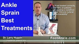 Best Treatment for Ankle Sprains – What Research Tells Us. Podiatrist Larry Huppin