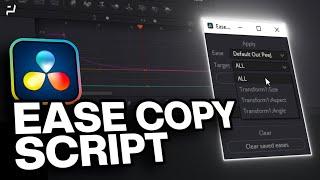 DaVinci Resolve | FREE Ease Copy Script for Fusion