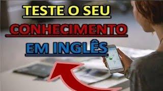 QUIZ EM INGLÊS TESTE SEU CONHECIMENTO/ TO TEST WELL  HOW YOU KNOW ENGLISH / grammar quiz / questions