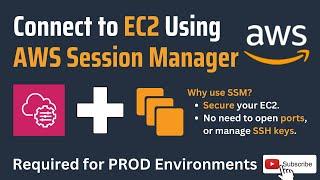 Connect to AWS EC2 Using AWS SSM Session Manager | Secure your EC2 by Enabling AWS SSM | AWS Demo