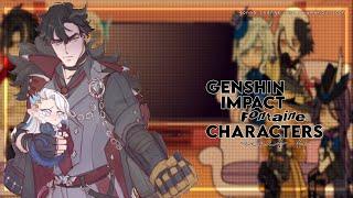 ||Genshin Impact Fontaine Characters React to: Neuvilette||im back hep hep hooray||️