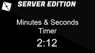 How To Make A Minutes & Seconds Timer (Server) | ROBLOX Studio Tutorial