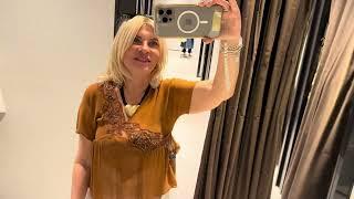 Шикарная примерка в Zara , примерка с подругой