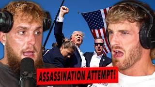 "Make America Great Again" - Jake & Logan Paul Discuss Trump's Assassination Attempt