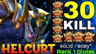 30 Kills Helcurt Real Killing Machine - Top 1 Global Helcurt by soʟíd › вαвy* - Mobile Legends