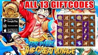 For Piece The Great Voyage & 13 Giftcodes | 13 New Redeem Codes For Piece The Great Voyage