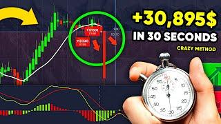 NET PROFIT $30,895 | BEST 30-SECOND TRADING STRATEGY | Binary options trading | Pocket option