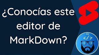 ¿Conocías este editor de Markdown? - #shortsvideo