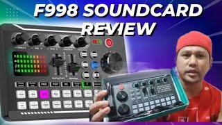 F998 SOUNDCARD UNBOXING/REVIEW