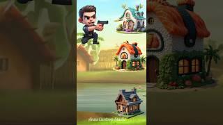 Find The Badman House #usa #quiz #english #animation #shorts