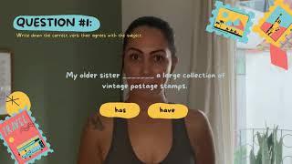 Basic Subject Verb Agreement test video