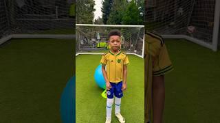 ⭐️ FIRST TO HIT THE CROSSBAR WINS  #football #shorts #tekkerzkid