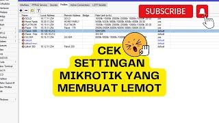 Cek Mikrotik - Jangan Buat ini Supaya Reall Internetnya Sampai ke Client