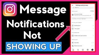 How To Fix Instagram Message Notification Not Showing Problem On iPhone 2024