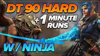 GRIFFIN DT 90 HARD SPEED RUNS W/ NINJA | RAID Shadow Legends