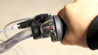 How to use the Shimano grip shifter on your Mobic folding bike.