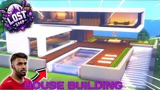 Building Crazy Modren House | LOST SMP