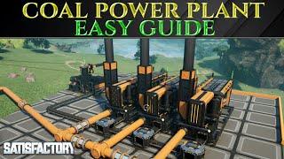 Easy COAL POWER PLANT GENERATOR GUIDE - Satisfactory 1.0