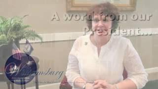 Williamsburg Area Association of Realtors - Mary Beth Pauley - A word from our president