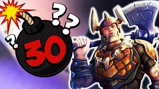 ANOTHER 30 BOMB??? - Warrior is UNBEATABLE | Realm Royale