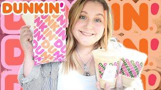 Trying new Dunkin menu items! | Courtney Bond