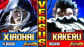 SF6  XiaoHai (M.Bison Vs Akuma) Kakeru ▰ High Level