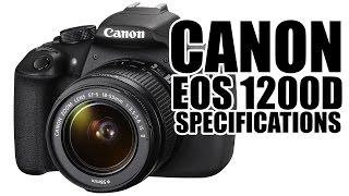 CANON EOS 1200D Specifications