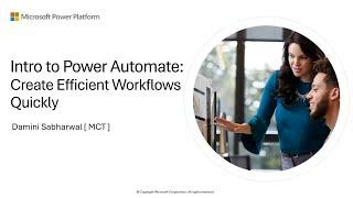 Intro to Power Automate: Create Efficient Workflows Quickly online | Koenig Solutions