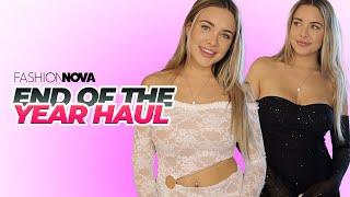 my last TRY ON HAUL of 2024 with FASHION NOVA | Kendra Rowe