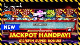 $12/Spin → RARE JACKPOT! Eureka Treasure Train Slot - UNIQUE HANDPAY!!