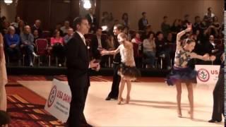 Julia Kravchenko and Donovan Kirrane. USA Dance Nationals 2014 - J2 Pre Champ, Semi