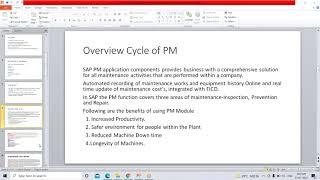 SAP PM TRAINING Tutorial SAP Plant Maintenance