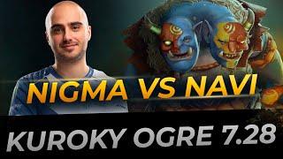 KuroKy plays Ogre Magi vs NaVi  | Full Gameplay Dota 2 Replay