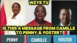 Is this message from Camille Robinson-Regis To Penny Beckles & Foster Cummings?