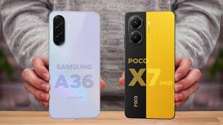 Samsung Galaxy A36 Vs Poco X7 Pro