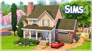 BASE GAME SUBURBAN ️ | The Sims 4 Speedbuild | No CC