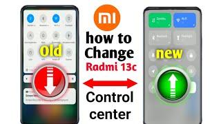 Redmi 13c Control Center Settings | Change Control Center On Redmi 13C | HyperOS Control Center