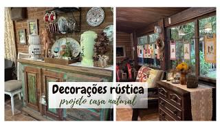 Maneiras fáceis de incorporar elementos naturais na decoração #decoraçãorústica #pinha