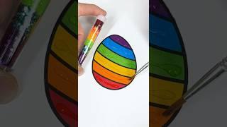  #glitter #glitterart #colorfulcreativekids #easter #egg #rainbow #color