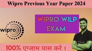 Wipro Placement Paper 2024