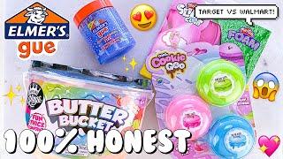 STORE BOUGHT SLIME REVIEW! WORTH IT? Elmer's Gue, PlayDoh, Orb, & Compound Kings