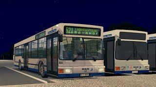 [OMSI] Betriebsfahrt: Berlin Route 621 (HVG), MAN NL202 Kickdown