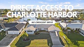 Direct Sailboat Access to Charlotte Harbor! 3 Bedroom Home in Punta Gorda Isles! | 185 Crescent Dr